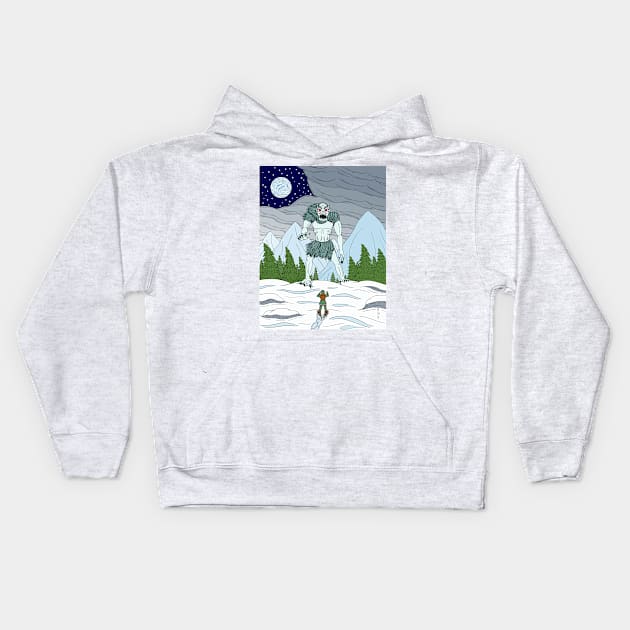 Ithaqua Kids Hoodie by AzureLionProductions